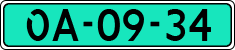 License plate of the Netherlands, Dealer (Trailers)