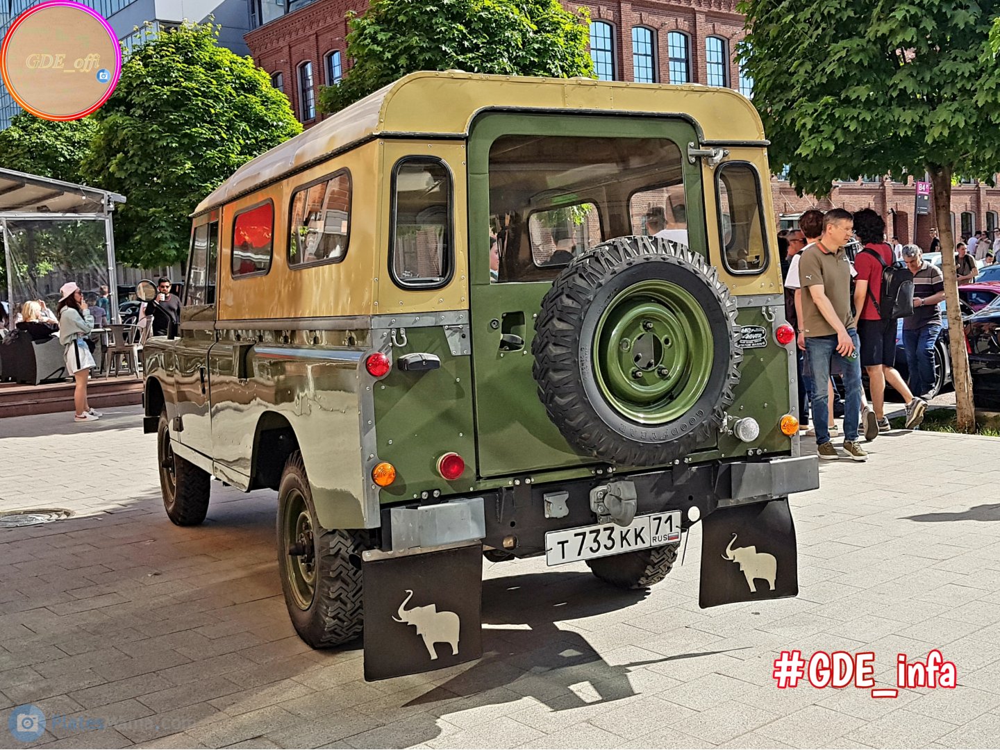 т 733 кк 71, Land Rover Series III 109'' 3-door Hardtop Van, 1971–1985