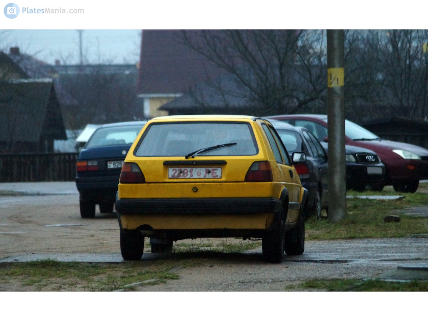 2281 PE, Volkswagen Golf 2nd gen 3-door Hatch (19/1G), 1983–1992