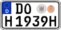 German license plate, Plates for oldtimers (type 