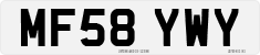 License plate of the United Kingdom, 2001 year system