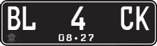 License plate of Indonesia, Regular plates