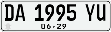 License plate of Indonesia, Regular plates