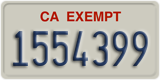 California, Exempt (1234567)