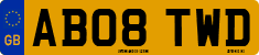 License plate of the United Kingdom, 2001 year system
