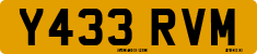 License plate of the United Kingdom, 1983 year system