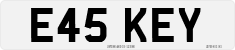 License plate of the United Kingdom, 1983 year system