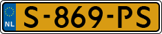 License plate of the Netherlands, Cars