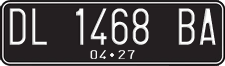 License plate of Indonesia, Regular plates