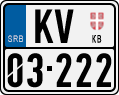 License plate of Serbia, Motorcycles