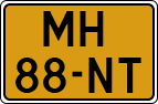 License plate of the Netherlands, Motorcycles