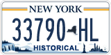 New York, Specialty plates (12345-AB)