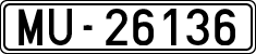 License plates of Spain, 1900 year series