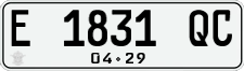 License plate of Indonesia, Regular plates