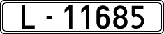 License plates of Spain, 1900 year series