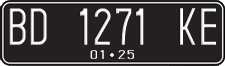 License plate of Indonesia, Regular plates