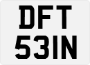License plate of the United Kingdom, 1963 year system