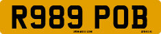 License plate of the United Kingdom, 1983 year system