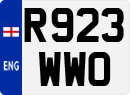 License plate of the United Kingdom, 1983 year system