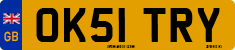 License plate of the United Kingdom, 2001 year system