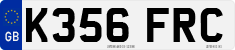 License plate of the United Kingdom, 1983 year system