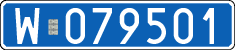 License plates of Poland, Diplomatic