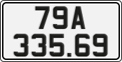 License plate of Vietnam, Cars