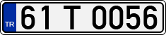 License plate of Turkey, Regular plates