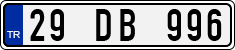 License plate of Turkey, Regular plates