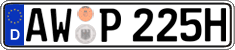 German license plate, Plates for oldtimers (type 