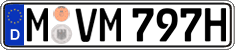 German license plate, Plates for oldtimers (type 