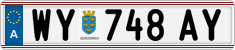 License plate of Austria, Regular plates
