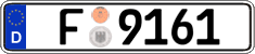 German license plate, Official services and consulates
