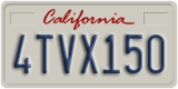 California, Passenger Car (1ABC234)
