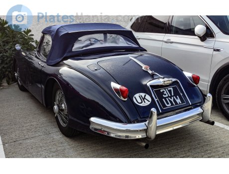 317 UYW, Jaguar XK150