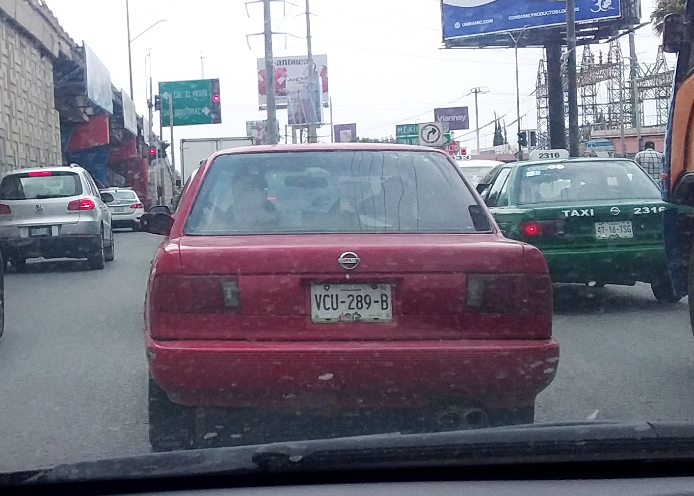 VCU-289-B, Nissan Tsuru 3rd gen Sedan (B13; MX-market), 1992–2017