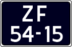License plate of the Netherlands, Imported oldtimers (motorcycles)