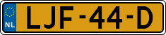 License plate of the Netherlands, Agricultural trailers (2021 system)
