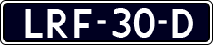 License plate of the Netherlands, Agricultural trailers (2021 system)