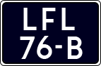 License plate of the Netherlands, Agricultural trailers (2021 system)