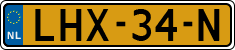 License plate of the Netherlands, Agricultural trailers (2021 system)