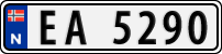 License plate of Norway, Trailers, motorcycles, special vehicles
