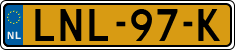 License plate of the Netherlands, Agricultural trailers (2021 system)