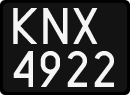 License plates of Poland, 1976 year system