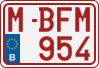 License plate of Belgium, Regular plates (2010)