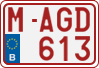 License plate of Belgium, Regular plates (2010)