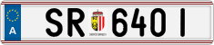 License plate of Austria, Regular plates