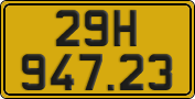 License plate of Vietnam, Commercial vehicles