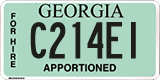 Georgia, Apportioned