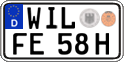 German license plate, Plates for oldtimers (type 